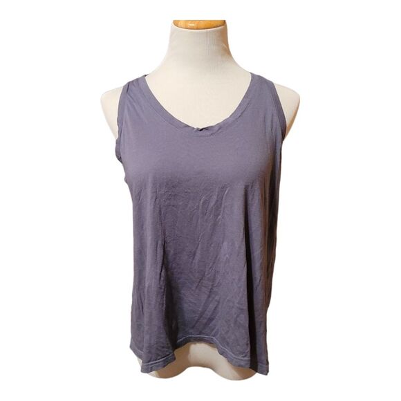 SUSINA Cinch Back Tank Top Blue Womens Size LP - Picture 2 of 6